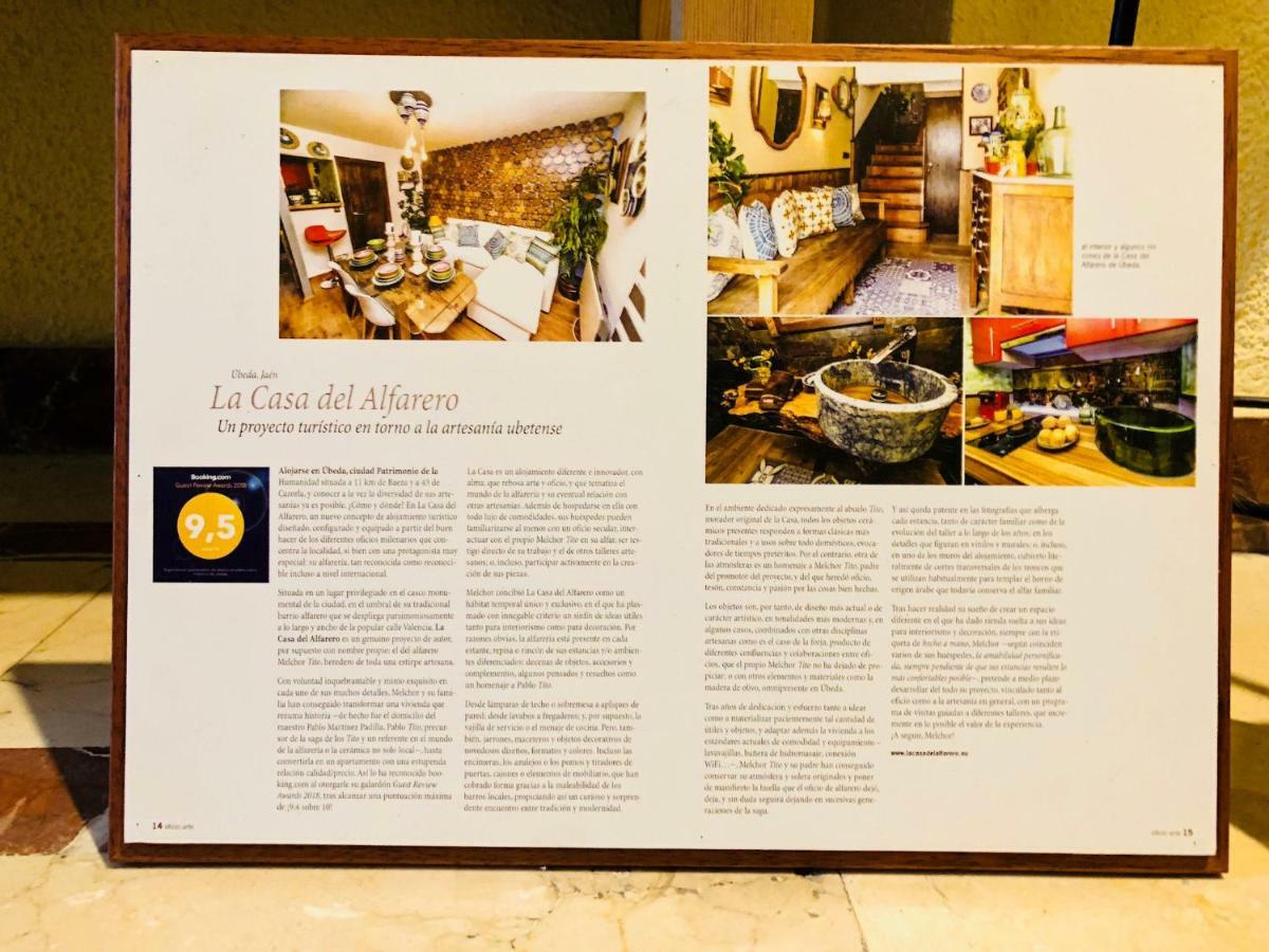 Villa La Casa Del Alfarero - Premio Andalucia De Artesania Úbeda Exterior foto